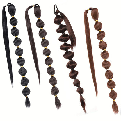 Synthetic African Fluffy Bubble Ponytail Extension 75cm by HitMyNeed