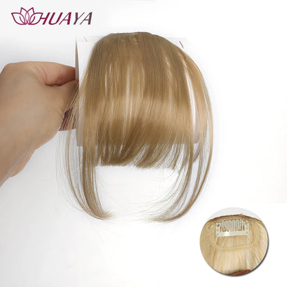 Synthetic Clip-In Air Bangs Invisible Fringe nc-4hl by HitMyNeed