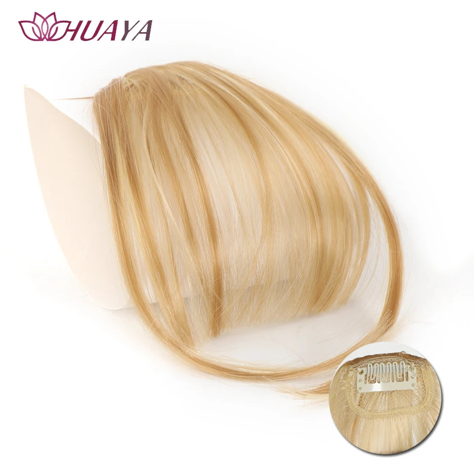 Synthetic Clip-In Air Bangs Invisible Fringe p1b-27 by HitMyNeed