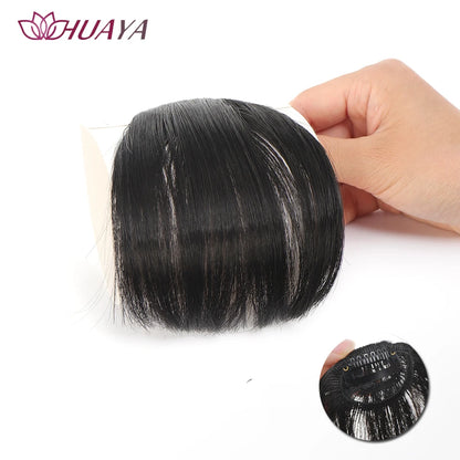 Synthetic Clip-In Air Bangs Invisible Fringe p1b-613 by HitMyNeed