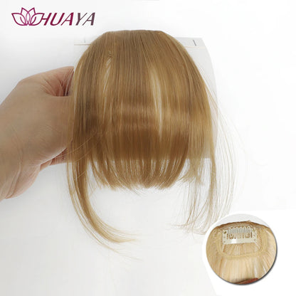Synthetic Clip-In Air Bangs Invisible Fringe t4-27-30 by HitMyNeed