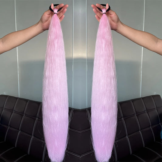 Synthetic Colorful Ponytail Extensions 24" 2-Pack a16 by HitMyNeed