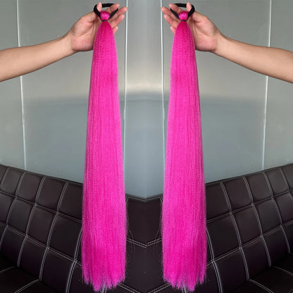Synthetic Colorful Ponytail Extensions 24" 2-Pack a18 by HitMyNeed