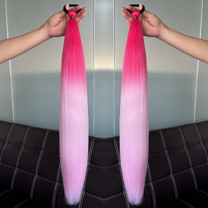 Synthetic Colorful Ponytail Extensions 24" 2-Pack b40 by HitMyNeed