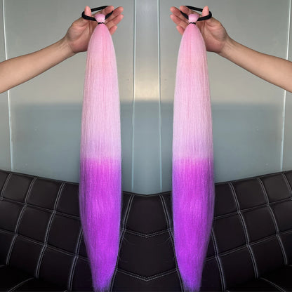 Synthetic Colorful Ponytail Extensions 24" 2-Pack b42 by HitMyNeed