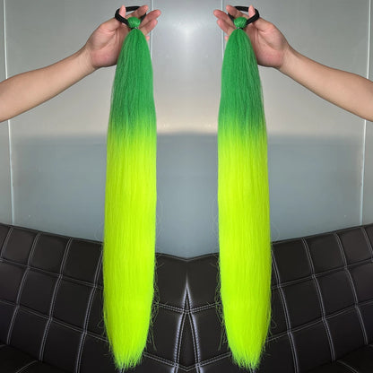 Synthetic Colorful Ponytail Extensions 24" 2-Pack b43 by HitMyNeed