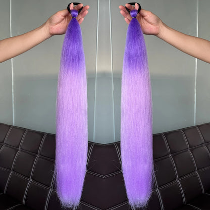 Synthetic Colorful Ponytail Extensions 24" 2-Pack b47 by HitMyNeed