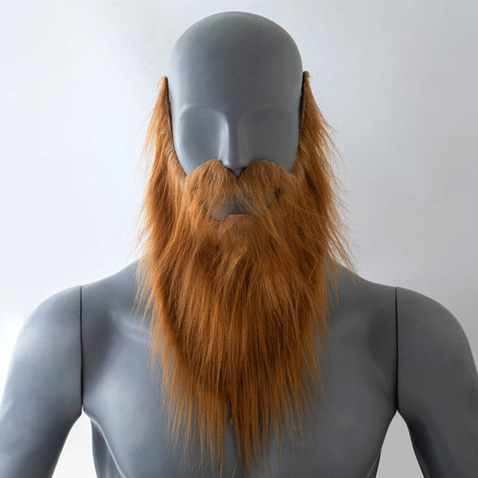 Synthetic Red Beard Wig for Halloween Costumes by HitMyNeed