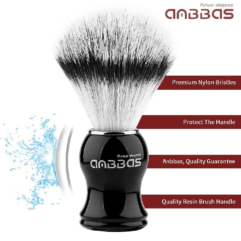 Synthetic Shaving Brush with Soft Bristles by HitMyNeed