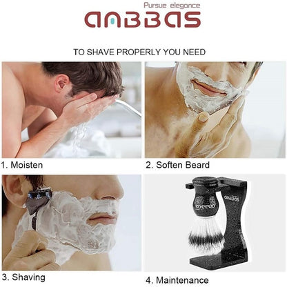 Synthetic Shaving Brush with Soft Bristles by HitMyNeed