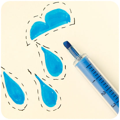 Syringe Highlighter Pens Set of 6 by HitMyNeed