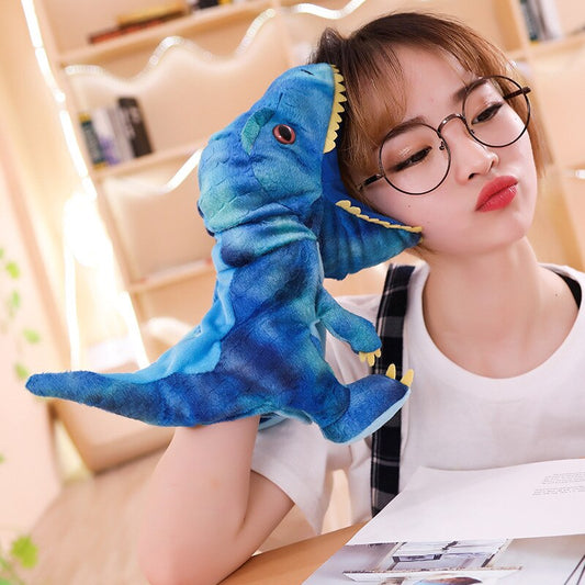 T Rex Hand Puppet Plush Toy, 30cm by HitMyNeed