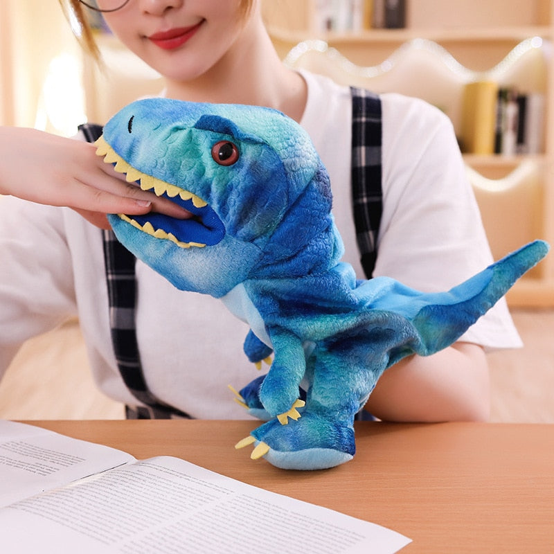 T Rex Hand Puppet Plush Toy, 30cm by HitMyNeed