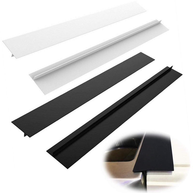 T-Shaped Silicone Stove Counter Gap Cover Strip transparent-53cm by HitMyNeed