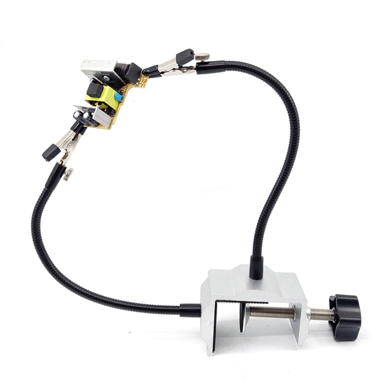 Table Clamp Two-Arm Soldering Helping Hands by HitMyNeed