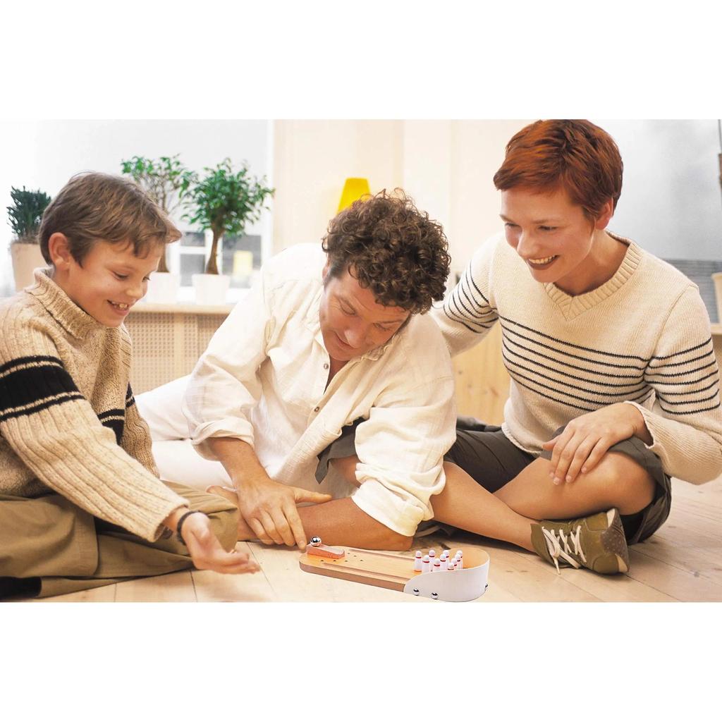 Tabletop Wooden Mini Bowling Game for Desk Fun by HitMyNeed