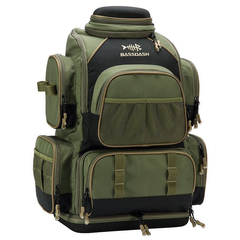 Tackle Backpack Multi‑Pocket Fishing Gear Bag by HitMyNeed