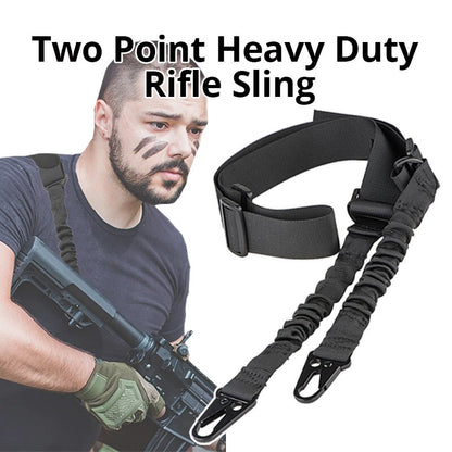 Tactical 2-Point Bungee Rifle Sling - Nylon, Adjustable by HitMyNeed