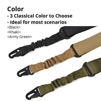 Tactical 2-Point Bungee Rifle Sling - Nylon, Adjustable by HitMyNeed