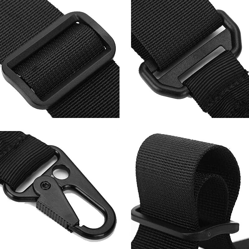 Tactical 2-Point Bungee Rifle Sling - Nylon, Adjustable by HitMyNeed