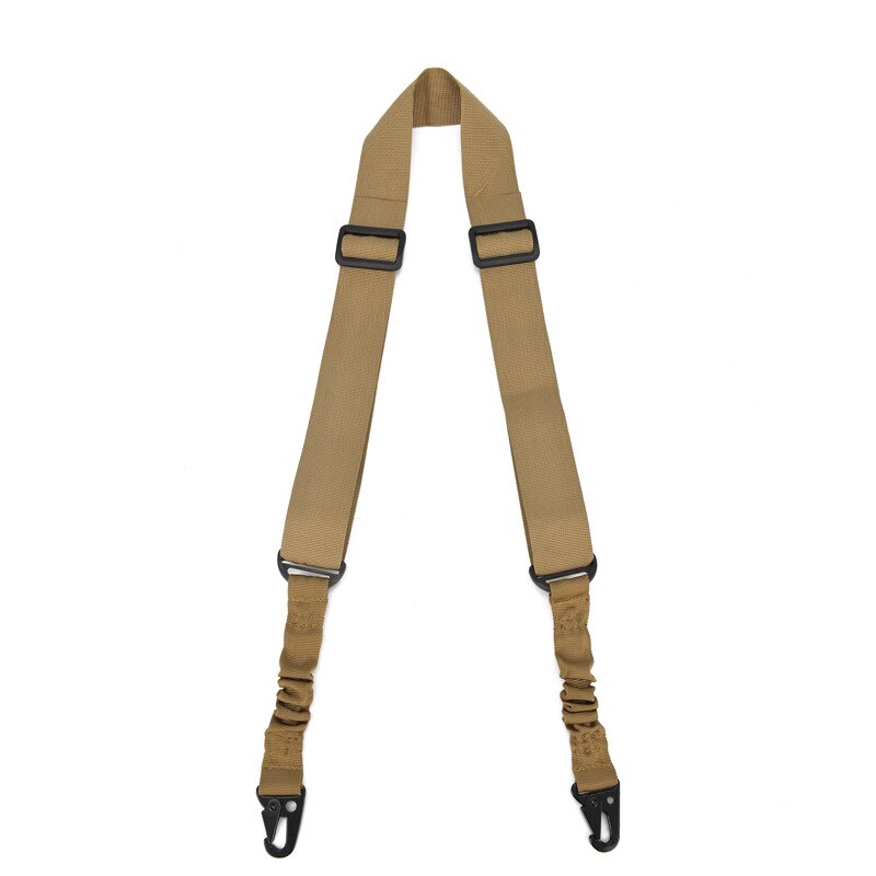 Tactical 2-Point Bungee Rifle Sling - Nylon, Adjustable khaki by HitMyNeed