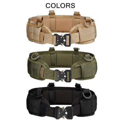 Tactical Battle Belt with Quick Release Buckle by HitMyNeed