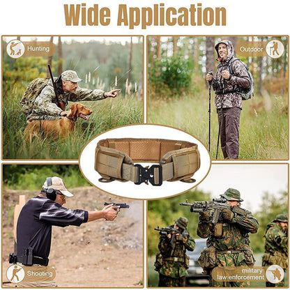 Tactical Battle Belt with Quick Release Buckle by HitMyNeed