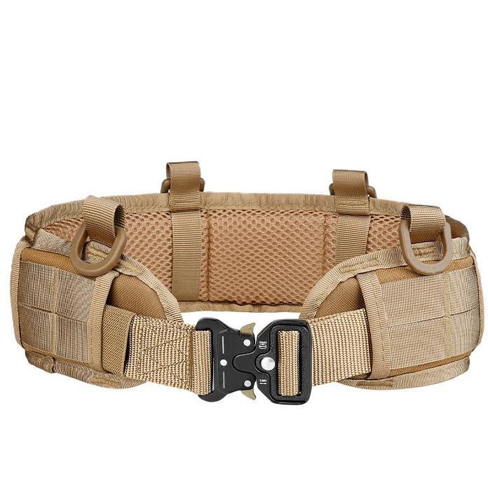 Tactical Battle Belt with Quick Release Buckle khaki by HitMyNeed
