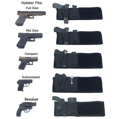 Tactical Belly Band Concealed Carry Holster by HitMyNeed