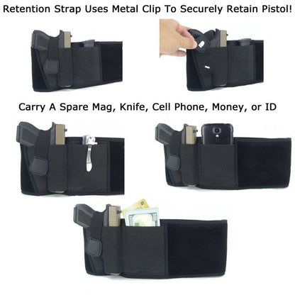 Tactical Belly Band Concealed Carry Holster by HitMyNeed