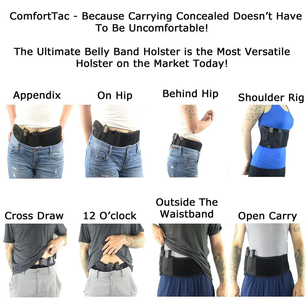 Tactical Belly Band Concealed Carry Holster by HitMyNeed