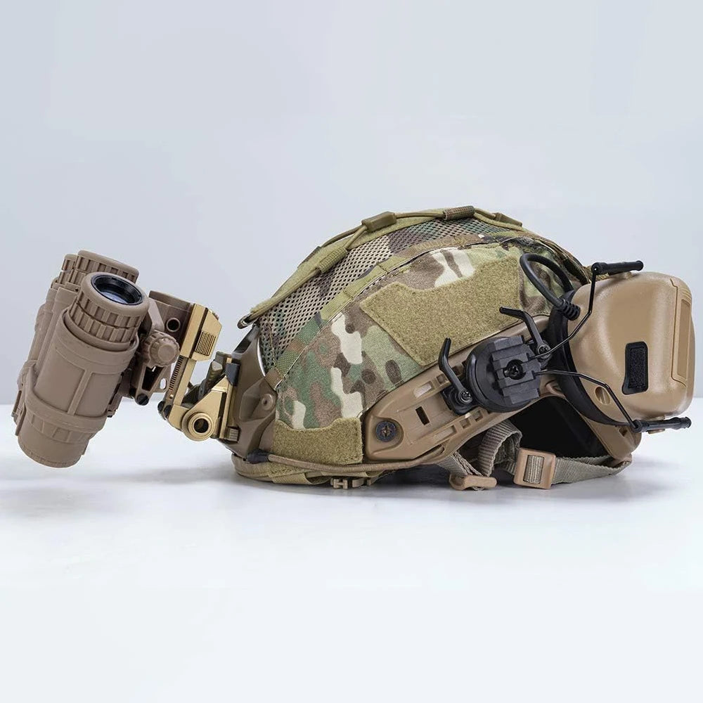 Tactical Camo Helmet Cover for Ops-Core Fast Helmets by HitMyNeed