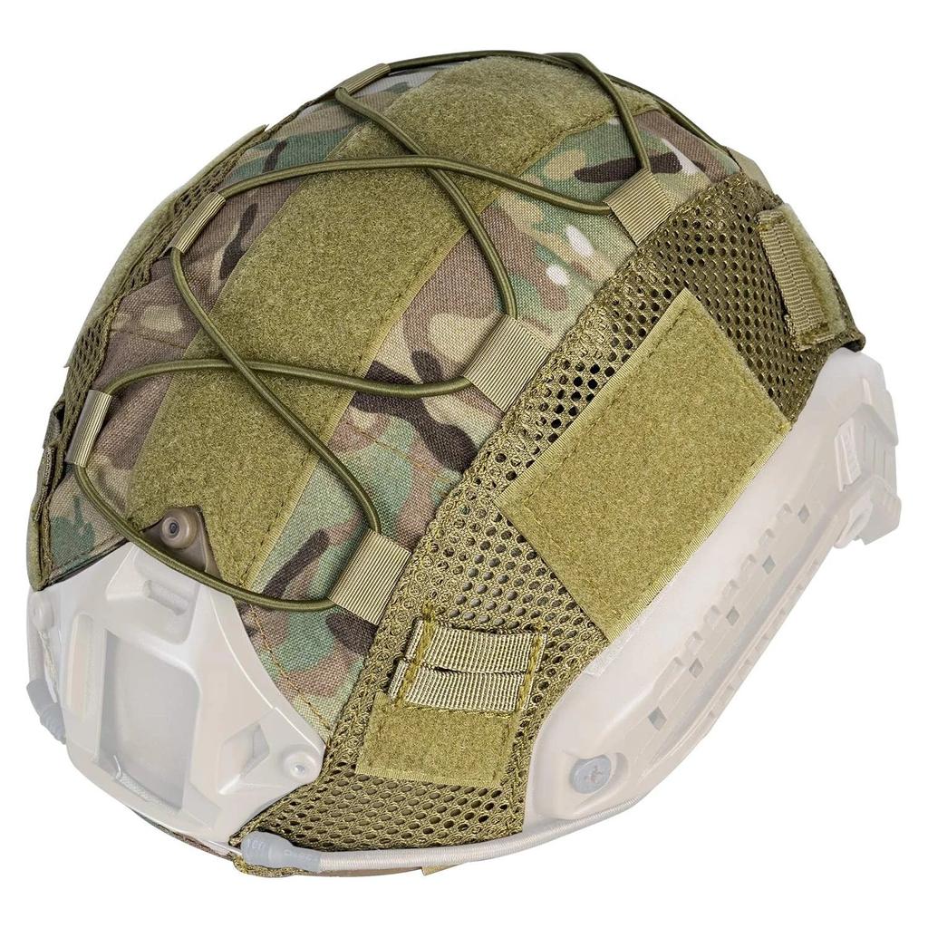 Tactical Camo Helmet Cover for Ops-Core Fast Helmets by HitMyNeed