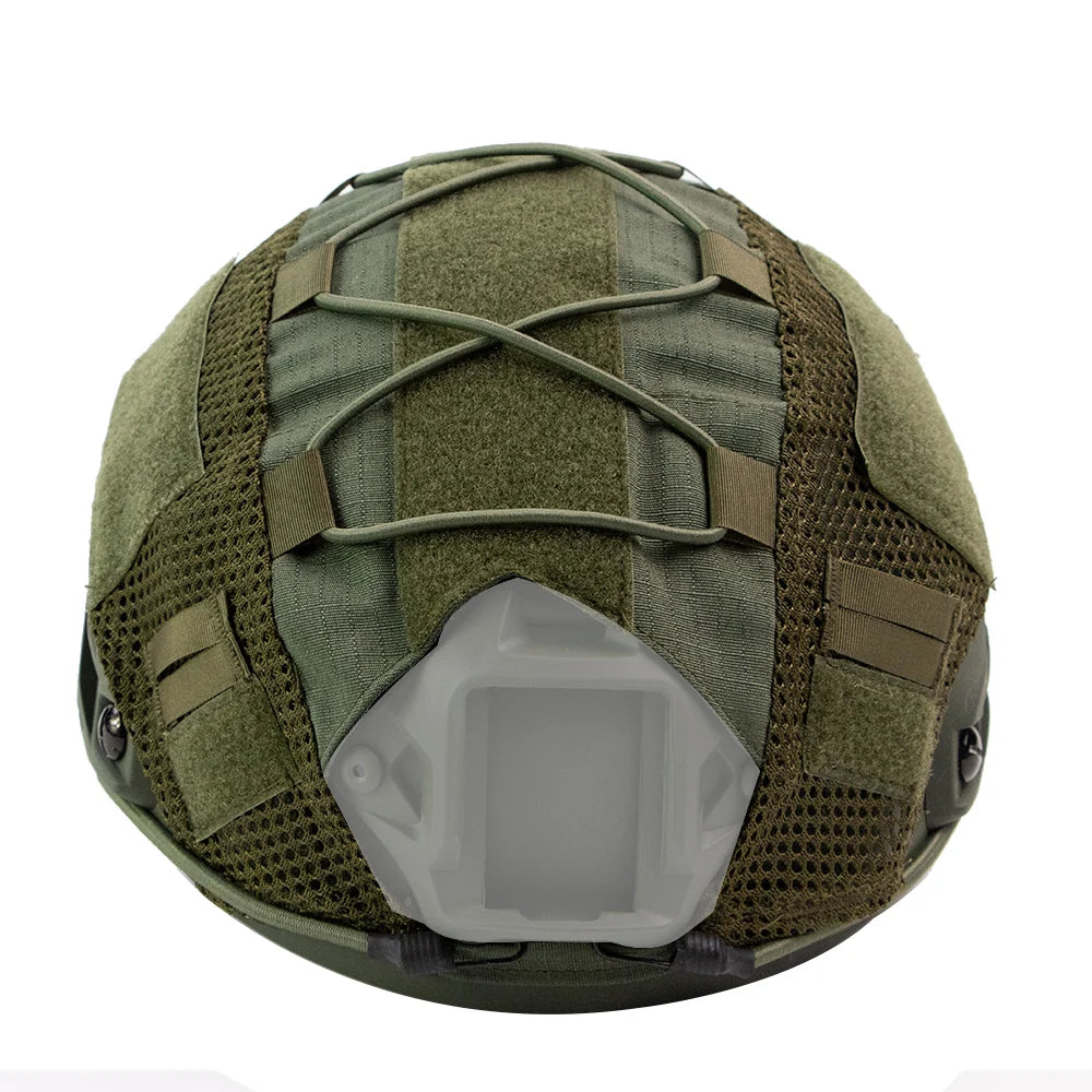 Tactical Camo Helmet Cover for Ops-Core Fast Helmets army-green by HitMyNeed