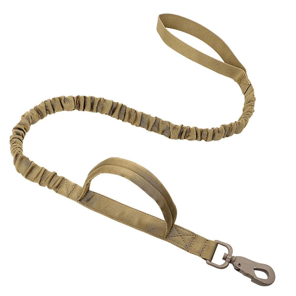 Tactical Cat & Small Dog Harness Vest with Leash brown-leash by HitMyNeed