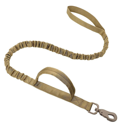 Tactical Cat & Small Dog Harness Vest with Leash brown-leash by HitMyNeed