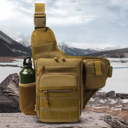 Tactical Chest Pouch Crossbody Waist Pack for Outdoors by HitMyNeed