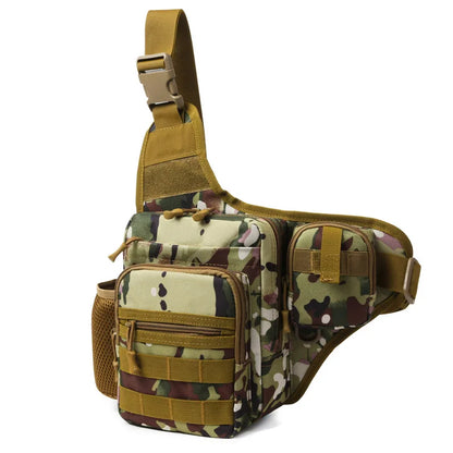 Tactical Chest Pouch Crossbody Waist Pack for Outdoors cp by HitMyNeed