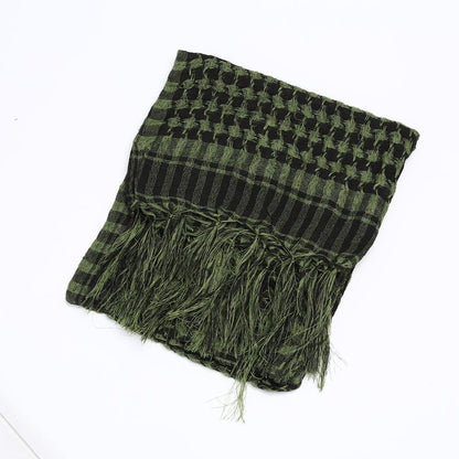 Tactical Desert Arab Scarf - Windproof Shemagh Hijab armygreen by HitMyNeed