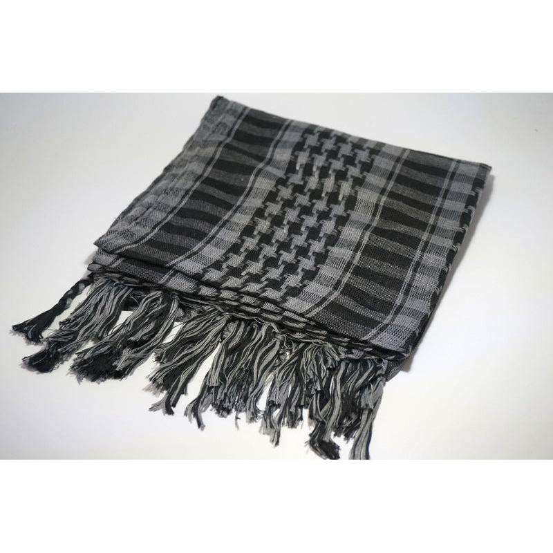 Tactical Desert Arab Scarf - Windproof Shemagh Hijab grey by HitMyNeed