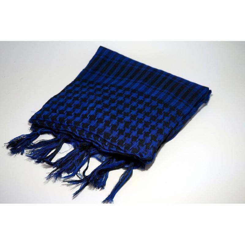 Tactical Desert Arab Scarf - Windproof Shemagh Hijab royal-blue by HitMyNeed