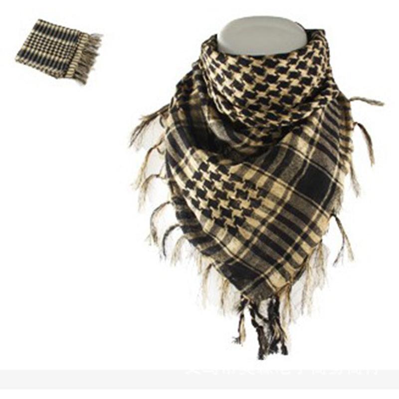 Tactical Desert Arab Scarf - Windproof Shemagh Hijab sand-color by HitMyNeed