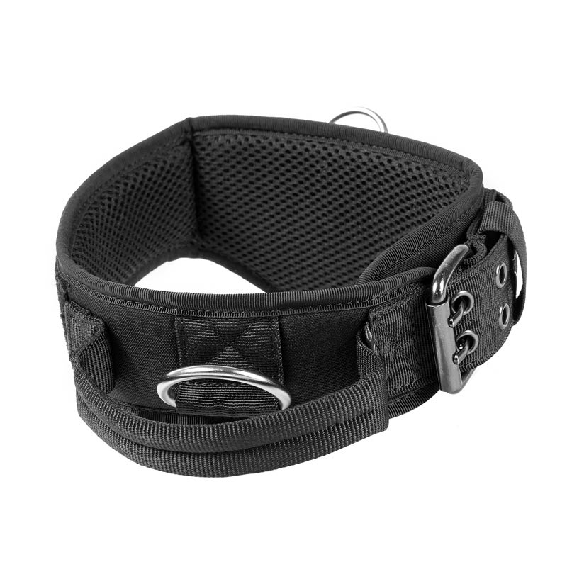 Tactical Dog Collar with Handle and Patch Area by HitMyNeed