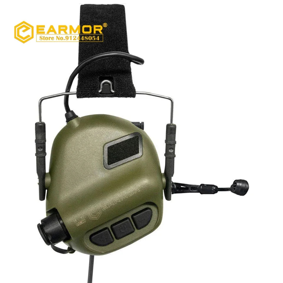Tactical Electronic Hearing Protection Headset for RAC Rails by HitMyNeed