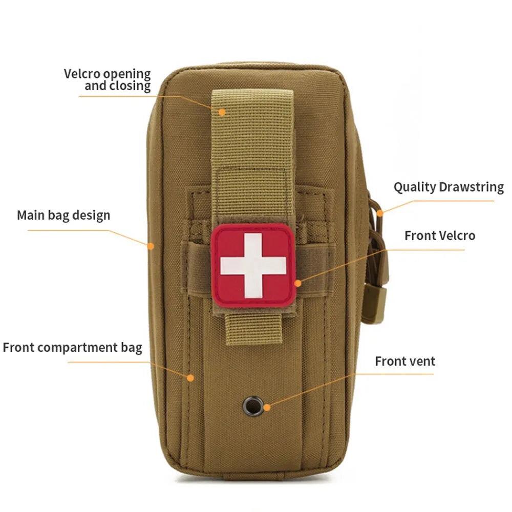 Tactical First Aid EDC Waist Pouch by HitMyNeed