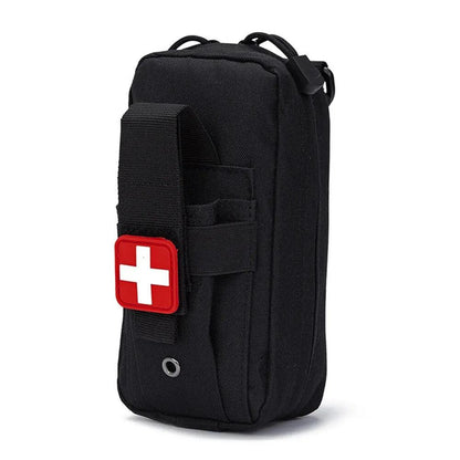 Tactical First Aid EDC Waist Pouch balck by HitMyNeed