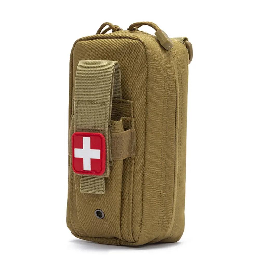 Tactical First Aid EDC Waist Pouch khaki by HitMyNeed