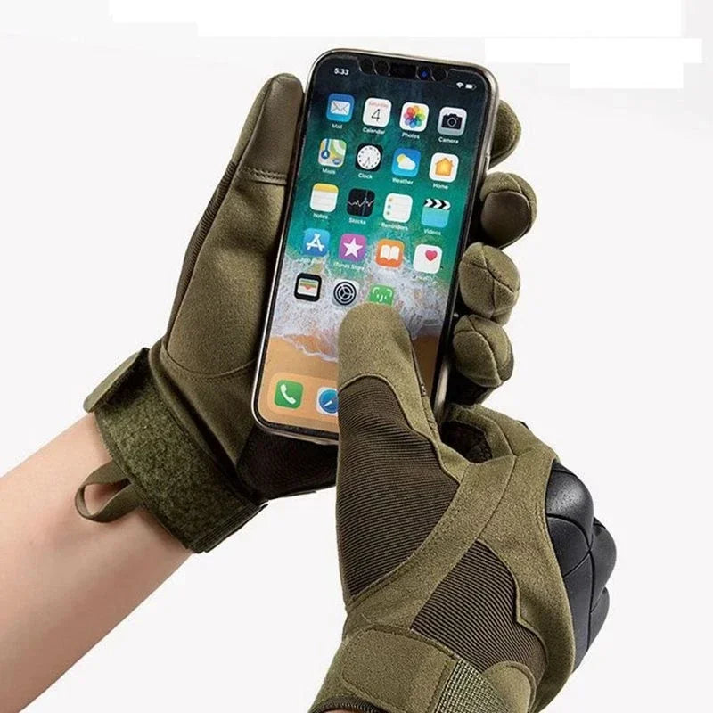 Tactical Full-Finger Touchscreen Military Gloves by HitMyNeed