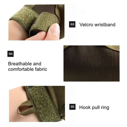 Tactical Full-Finger Touchscreen Military Gloves by HitMyNeed