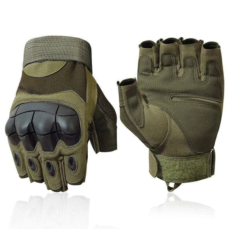Tactical Full-Finger Touchscreen Military Gloves green-1 m by HitMyNeed